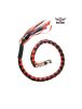 3" Black & Orange Get Back Whip for Motorcycles