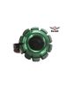 Two Metallic Green Grenades Tire Valve Stem Caps