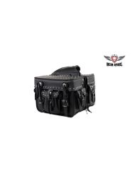 PVC Concealed Carry Saddlebag with Studs